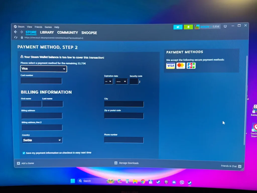Bezbedna kupovina PC igara platnom karticom iz Srbije