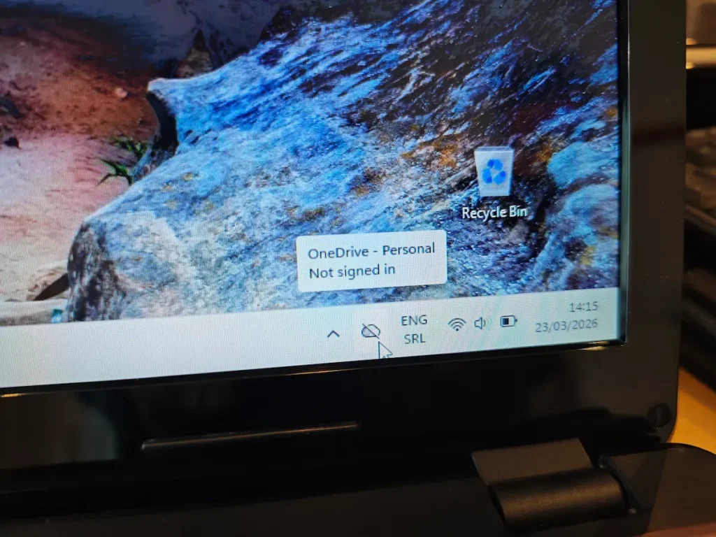 OneDrive not signed in greška na laptopu u servisu MKračunari Zrenjanin