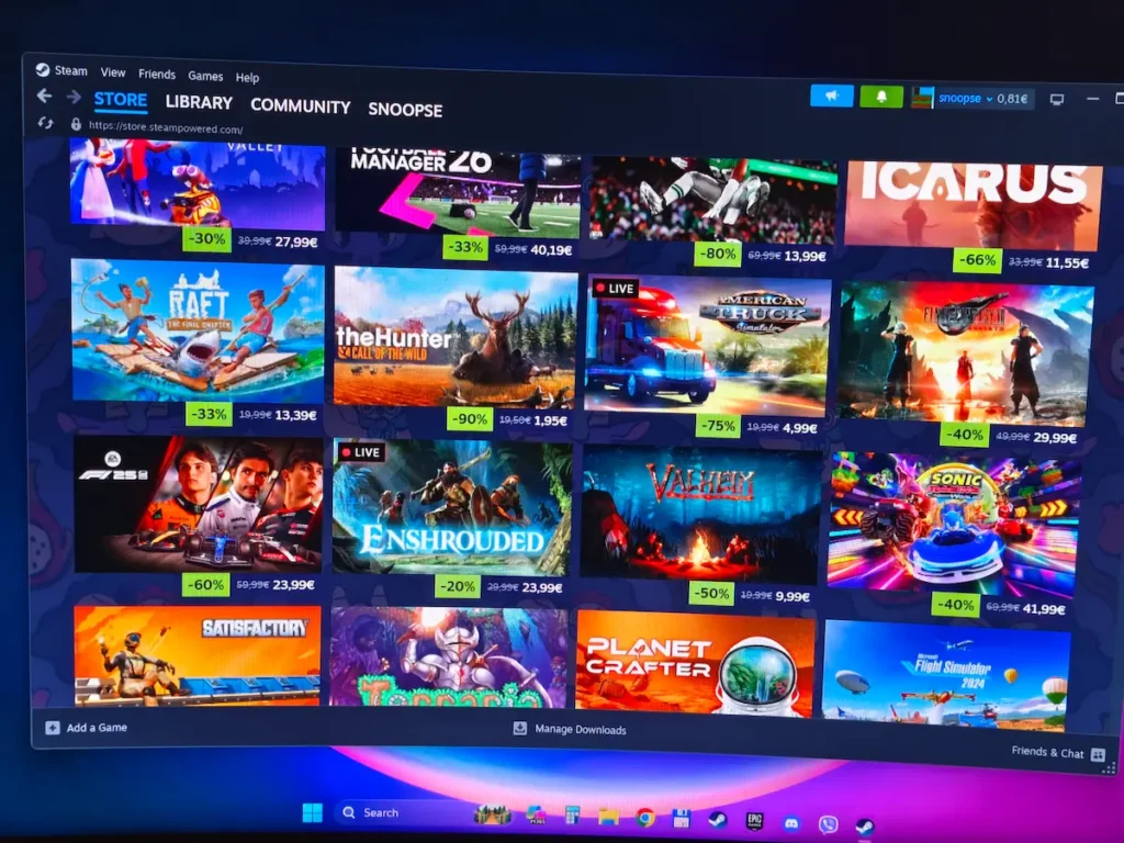 Steam prodavnica originalnih PC igara sa velikim popustima