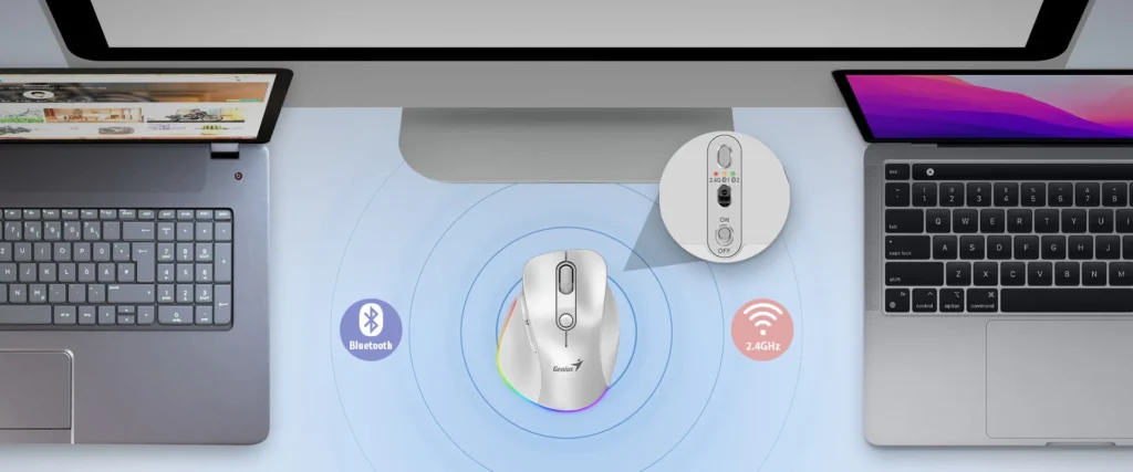 Genius Ergo 9000S Pro Silver Desc