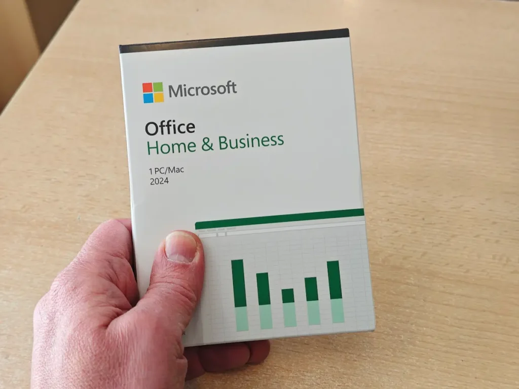 Kutija legalan softver Microsoft Office 2024 Home and Business