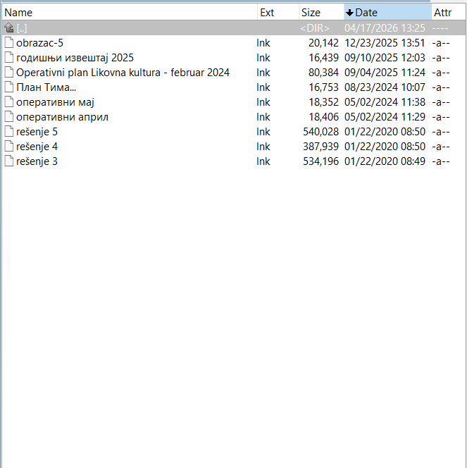 Prikaz skrivenih fajlova i lnk prečica u Total Commanderu
