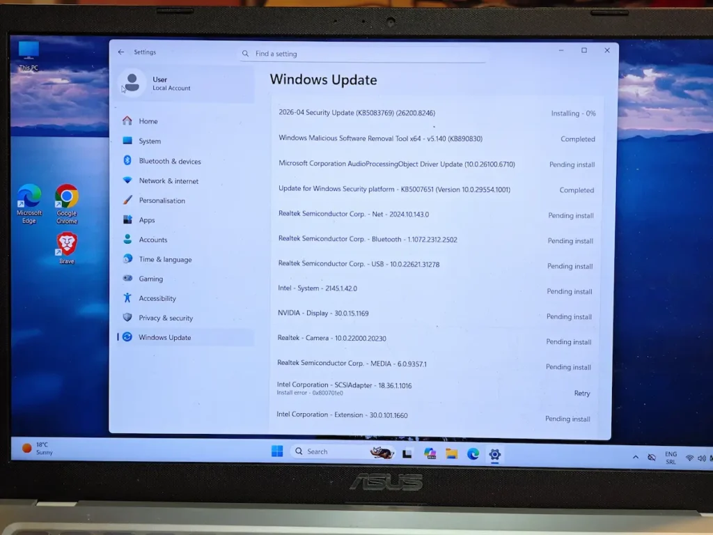 Windows 11 ažuriranje KB5083769 koje može izazvati BitLocker problem
