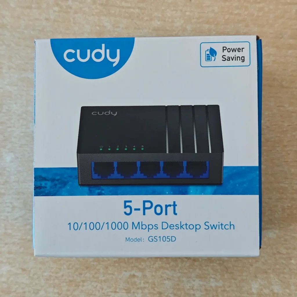 Cudy gigabitni mrežni switch sa brzinom protoka do 1000 Mbps