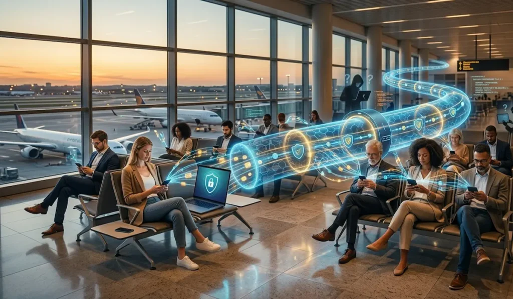 Zaštita podataka pomoću VPN-a na javnim Wi-Fi mrežama